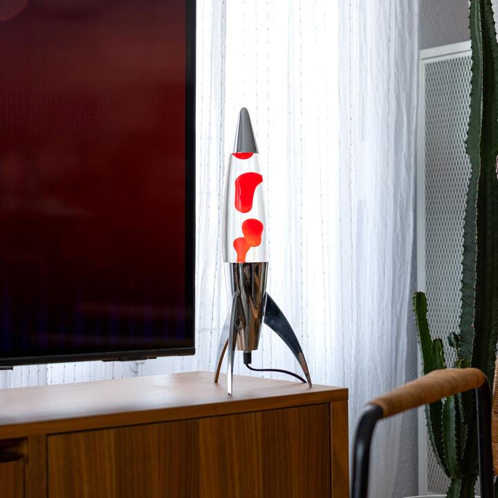 Image du produit Fisura Lampe à Lave Fusée Rouge de (E14)