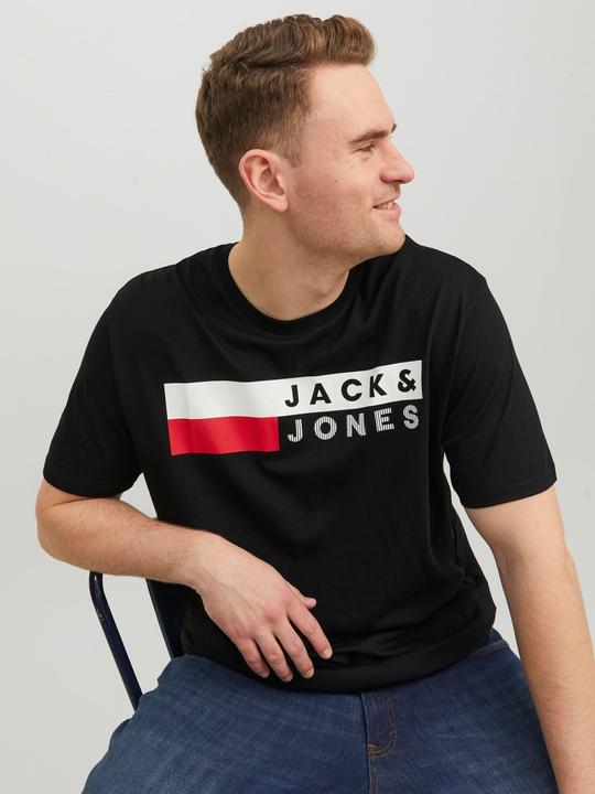Immagine prodotto Jack & Jones Maglietta plus size con stampa logo (5XL)