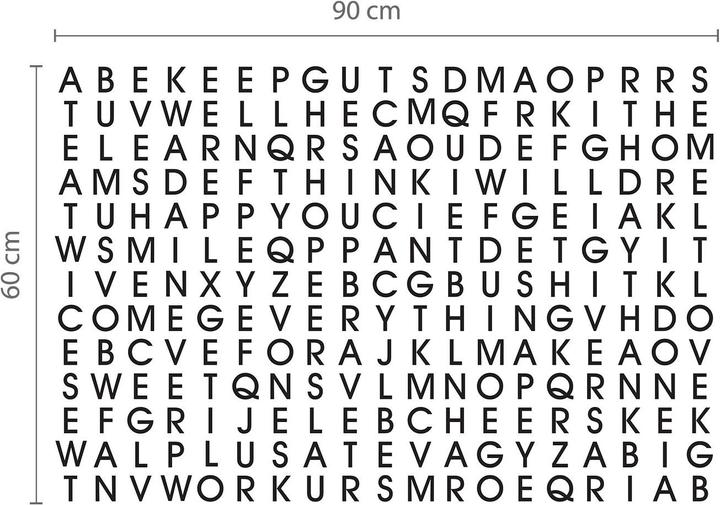 Produktbild Walplus Words on the Wall (90 x 60 cm)