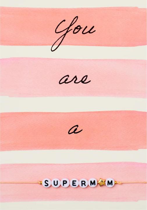 by Vivi Armband - You are a "Supermom" (16 cm)