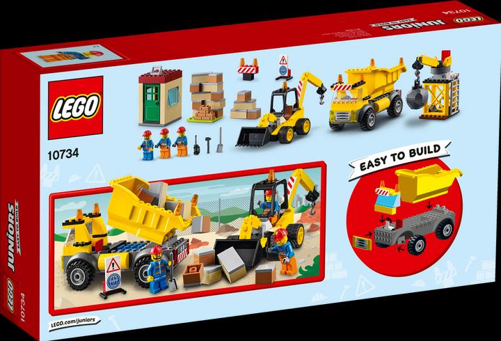 Actual product image LEGO Junior's big building site (10734)