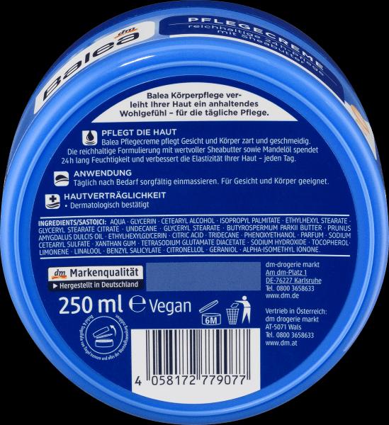 Produktbild dm Balea Pflegecreme (Körpercreme, 250 ml)