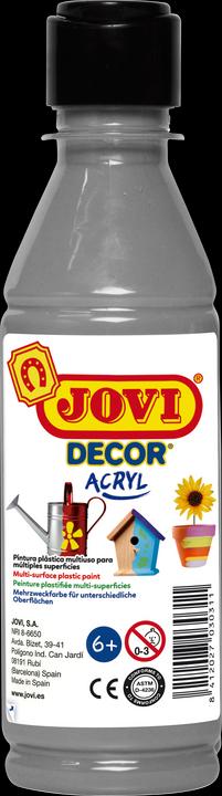 Produktbild Jovi Decor Acrylfarbe silber, 250 ml Flasche (Silber, 250 ml)