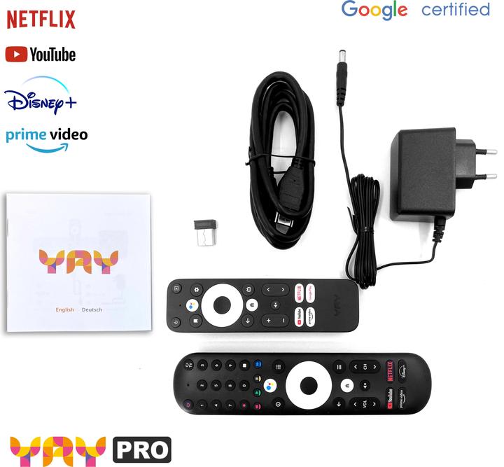 Actual product image Vu+ Yay Go Pro (8 GB, Android 10)