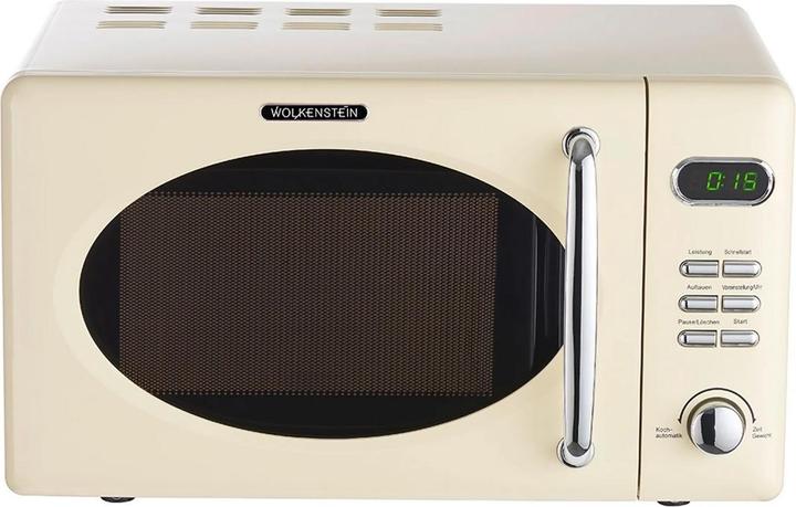 Actual product image Wolkenstein Mikrowelle WMW720 SC Creme BxHxT 45,1 x 25,6 x 36,1 cm (20 l)