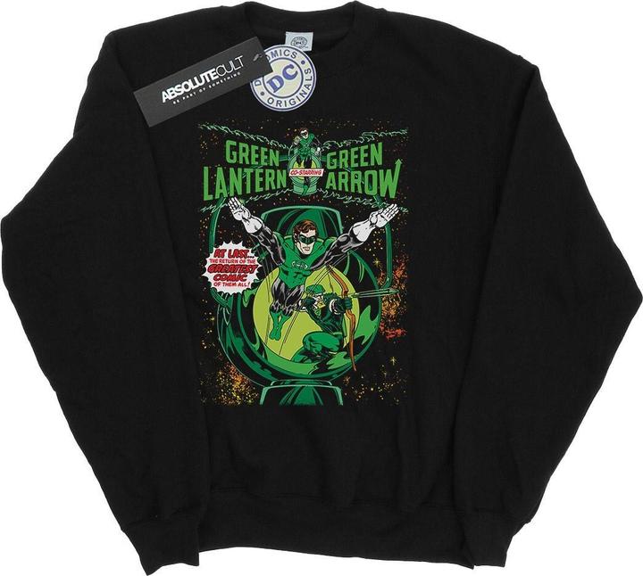 Green Lantern Arrow Cover Sweatshirt Jungen