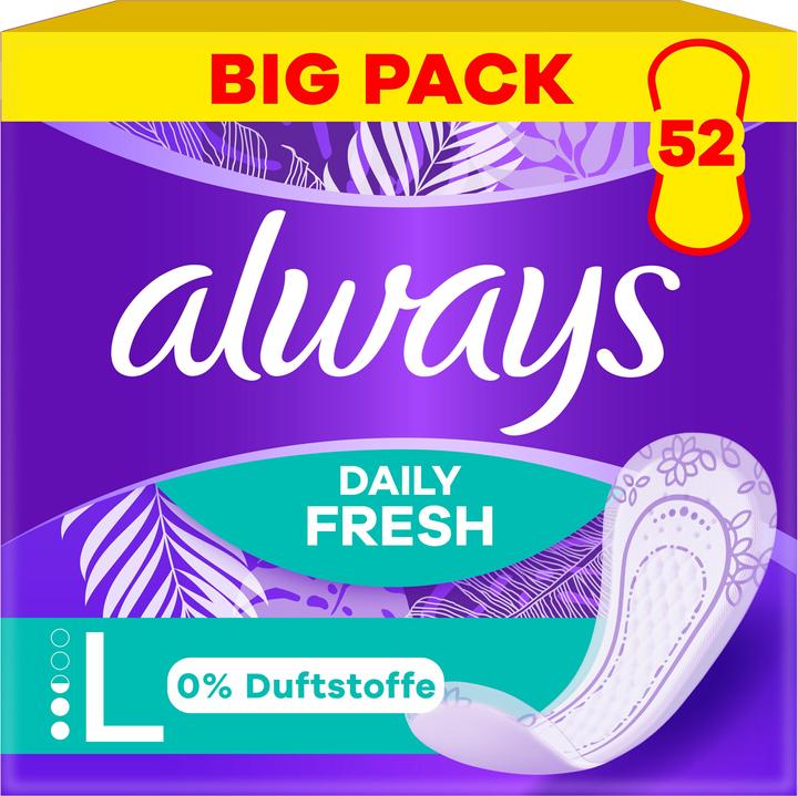 Always Daily Fresh (52 x, Panty liners)
