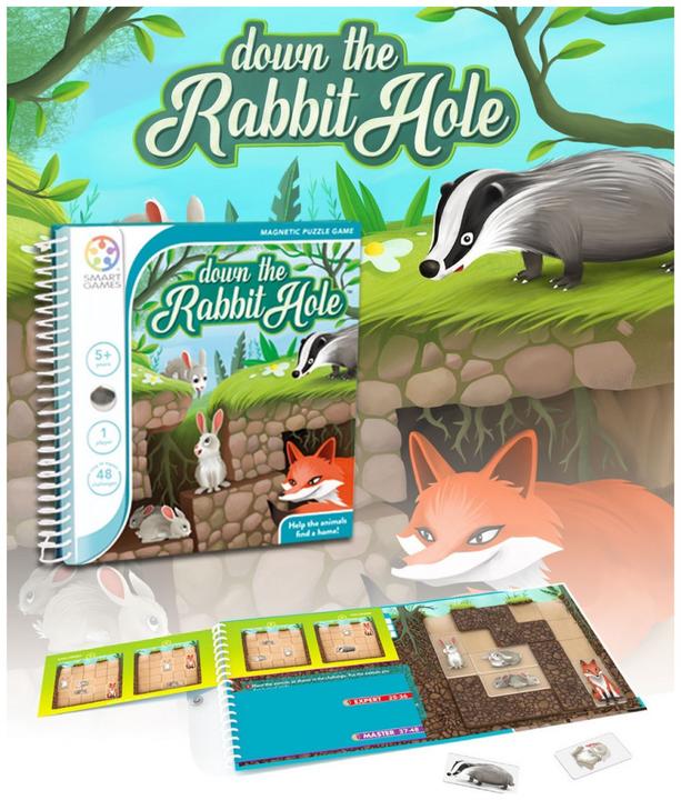 Immagine prodotto Smart Games Giù per il buco del coniglio (Tedesco, Francese, Italiano, Inglese, Multilingue)