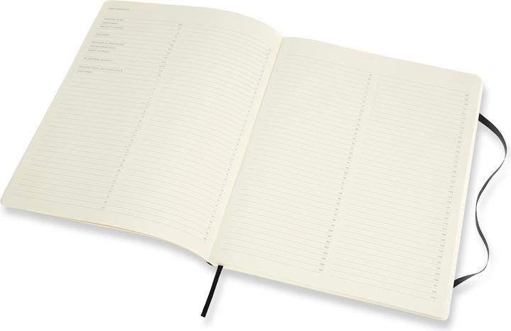 Produktbild Moleskine Professionelles Notizbuch XXL, Soft Cover, Schwarz (Liniert, Weicher Einband)