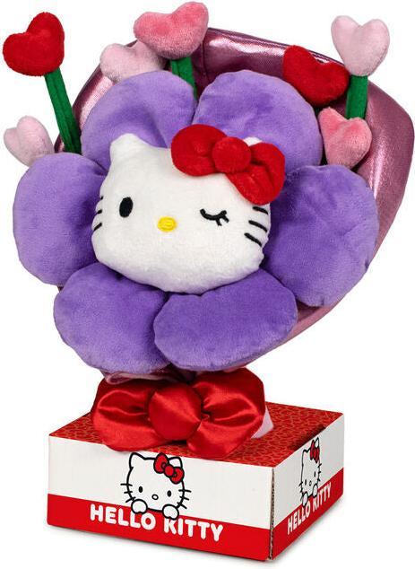 Tinisu Hello Kitty Blumenstrauss Kuscheltier - 28 cm Plüschtier weiches Stofftier