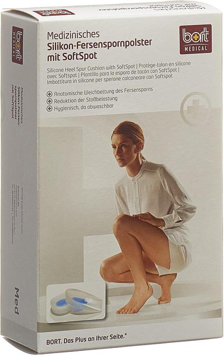 Immagine prodotto Bort Medical Cuscinetto sperone in silicone per tallone L-46 SoftSpot (Sogliole, 318.50 ml)