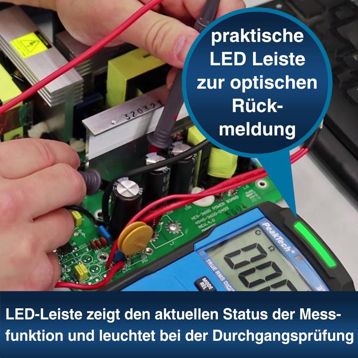 Produktbild Peaktech P 3350 True RMS Digitalmultimeter (CAT III 600V)