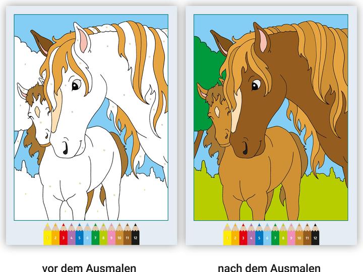 Produktbild Ravensburger CreArt Malen nach Zahlen ab 5: Pferde