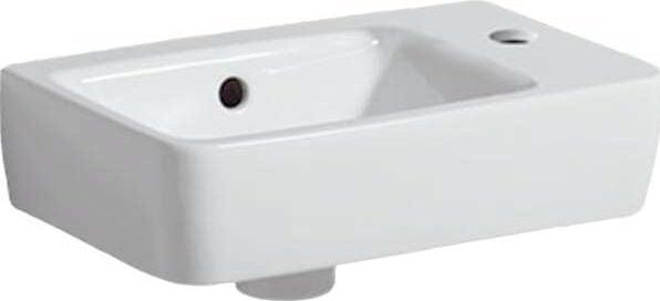 Produktbild Geberit Renova Nr.1 Comprimo Neu Handwaschbecken, 40x25cm, 276140, mit Hahnloch rechts (250 mm, 400 mm)