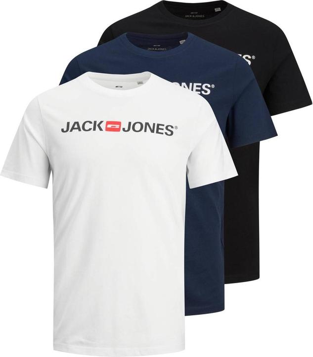 Immagine prodotto Jack & Jones Jjecorp Logo Tee Ss Crew Neck 3pk Mp (XXL)