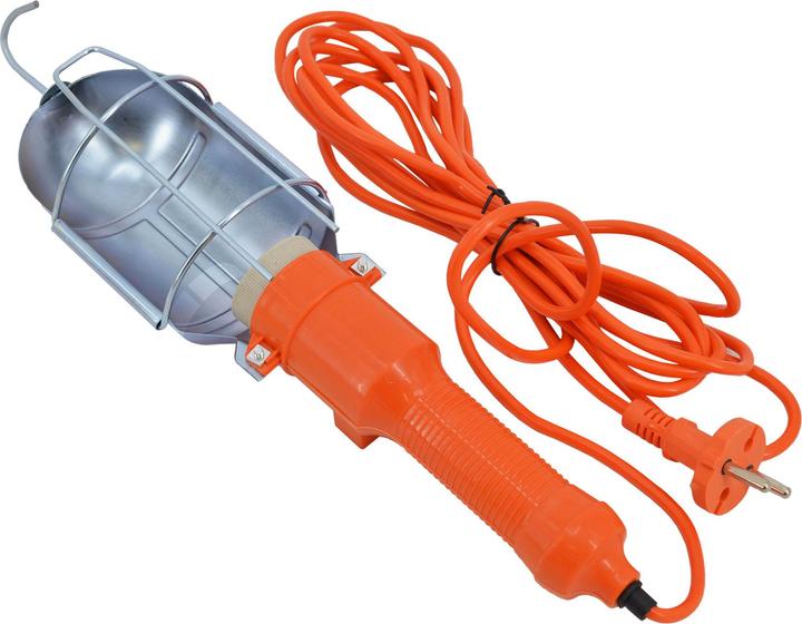 Actual product image Awtools Aw Lampa Warsztatowa Pomarańczowa 220v 5m Guma