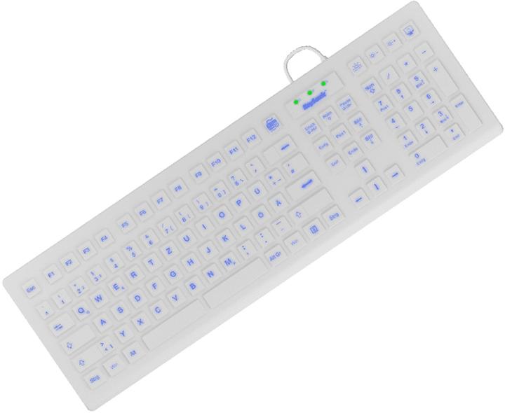 Produktbild KeySonic Tastatur Full Size Hygiene Industrietastatur für Windows® (DE, Kabelgebunden)