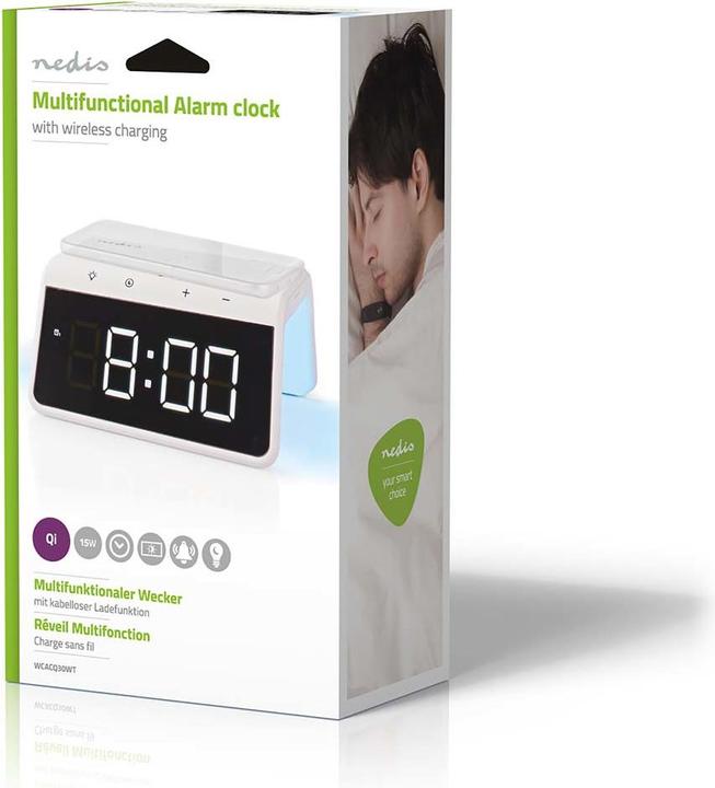 Productafbeelding Nedis Wekker -Draadloze oplader