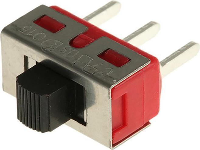 Produktbild Rs Pro Schiebeschalter Ein-Aus-Ein, 1-poliger Wechsler PCB-Montage 5 A bei 28 V dc, Lötanschluss