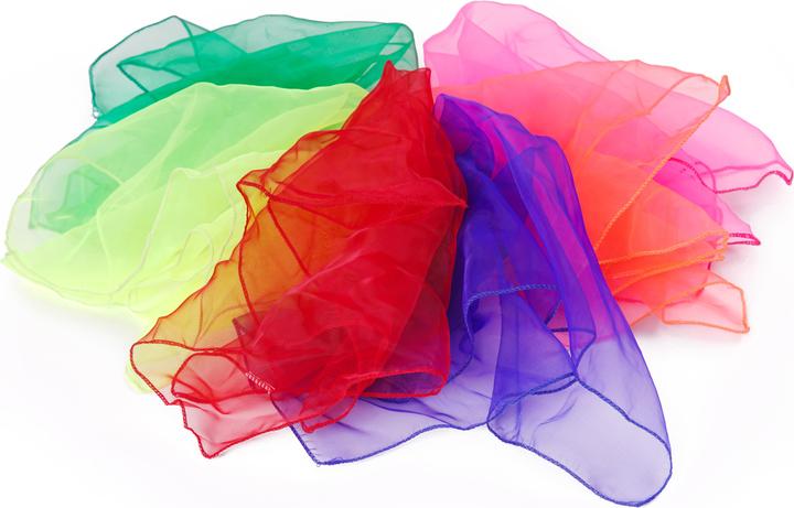 Sport-Thieme Jongliertücher-Set Nylon