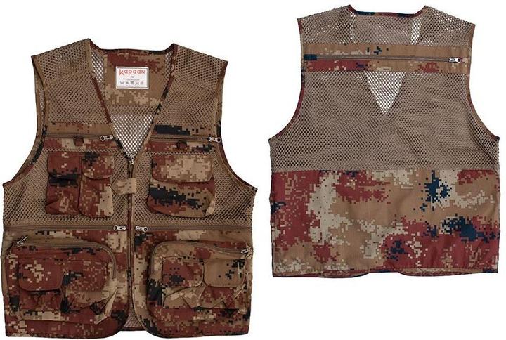 Kapaan Prospektionsweste / Bodywarmer Camo (XL) (XL)