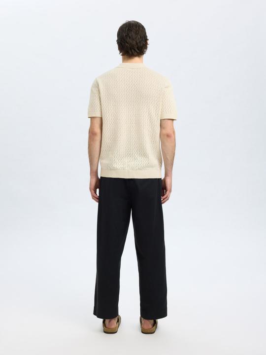 Actual product image Selected Homme Häkel-Look Polohemd aus Strick (XXL)