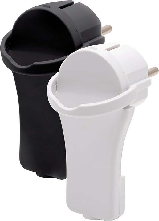 Image du produit Brennenstuhl Câble de rallonge court avec fiche plate coudée 2m H05VV-F3G1.5 noir (2 m, CEE 7/4)