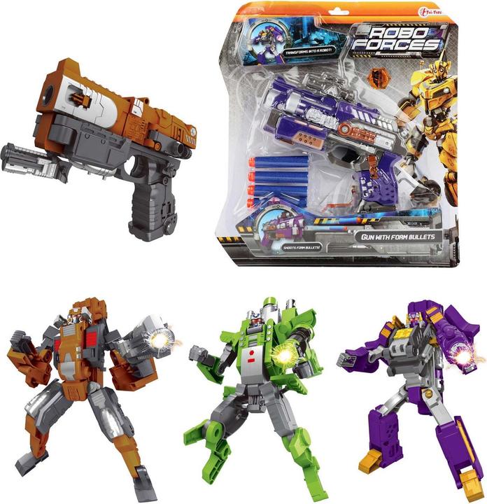Produktbild Toi-Toys Change Robot Gun mit Schaumstoffpfeilen