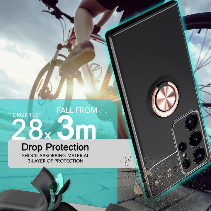 Actual product image Nalia Matte Ring Silicone Sleeve (Samsung Galaxy S24 Ultra)