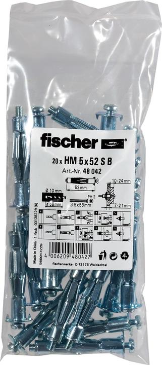 Produktbild Fischer Hohlraum-Metalldübel (20 Stk.)