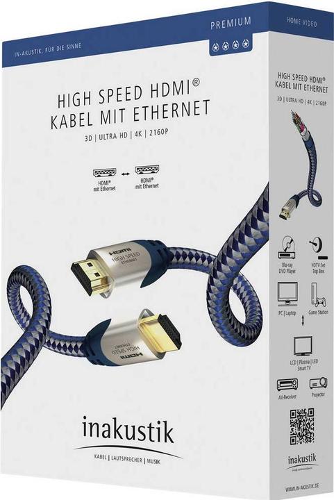 Immagine prodotto Inakustik HDMI (Typ A) — HDMI (Typ A) (2 m, HDMI)