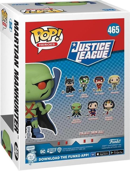 Actual product image Funko POP! DC Justice League Martian Manhunter (217) EXM