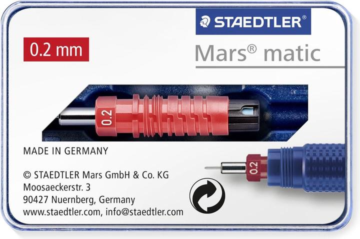 Produktbild Staedtler Ersatzspitze 0.2mm (Ersatzmine, 0.20 mm)