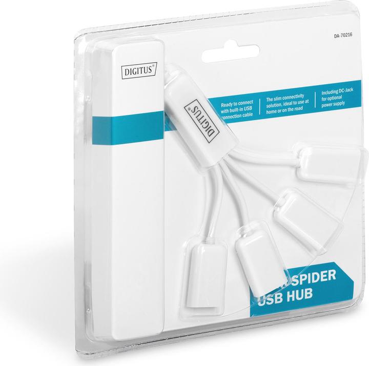Produktbild Digitus Slim Spider (USB-A, 4 Ports)
