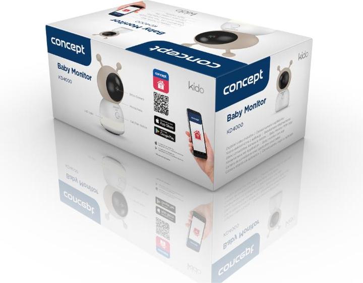 Actual product image Concept Mobile nanny KIDO KD4000 (Video & Audio, 200 m)