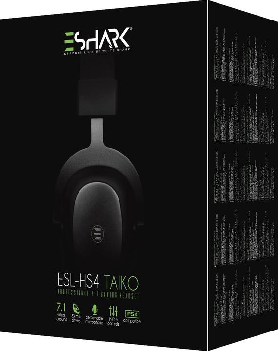Actual product image White Shark ESL-HS4 Gaming Headset TAIKO (Cable)