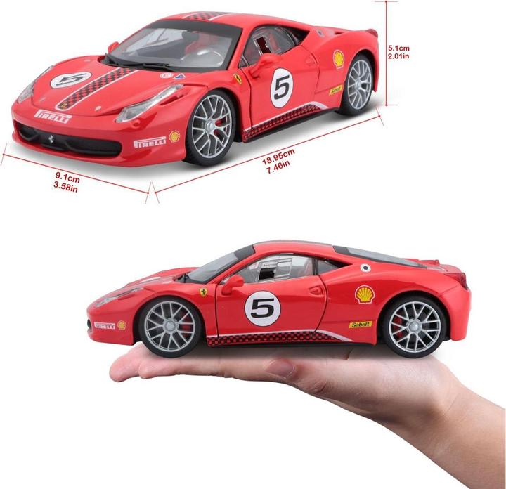 Produktbild Bburago 1:24 Modellauto Ferrari 458 Ch