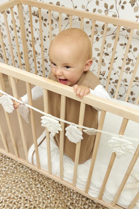 Actual product image Meyco Baby blanket Romantic Flower - Cream white - 75x100cm (75 x 100 cm)