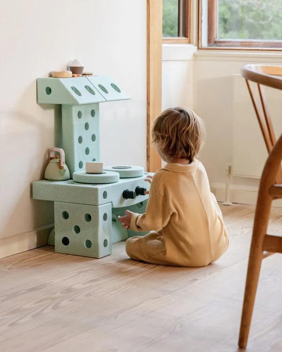 Produktbild Modu Dreamer-Set - XXL Bauset Balance-Spielzeug, Rutscher, Wippe