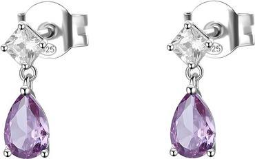 Image du produit Brosway - Magic Purple Fancy Cubic Zirconia Silver Dangle Earrings FMP115