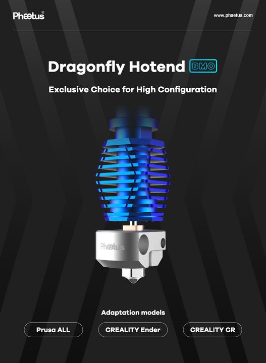 Image du produit Phaetus Dragonfly hot-end BMO (Hotend)