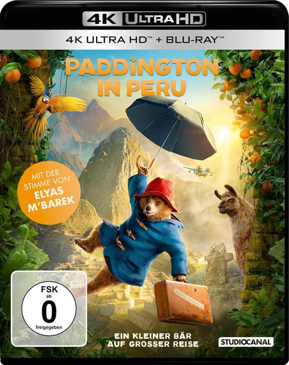 Actual product image Paddington in Peru (Blu-ray, 2024, German, English)