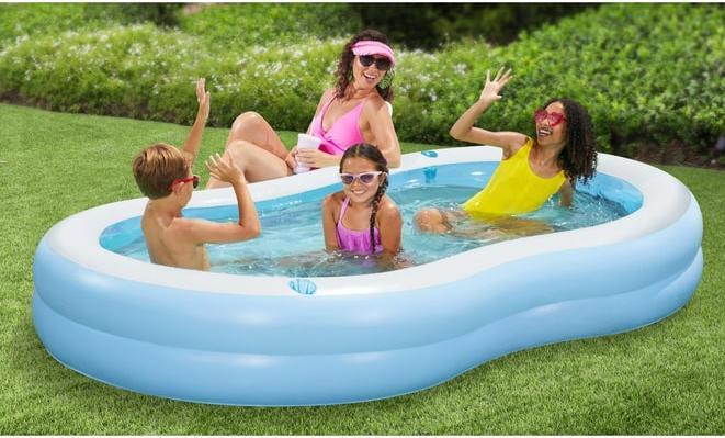 Produktbild Polygroup Pool - Family Lagoon - blau/weiss