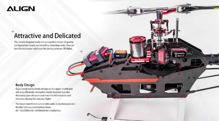 Actual product image Align Helicopter T-Rex 650X Dominator F3C Super Combo, Microbeast