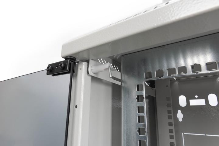 Actual product image Digitus Combi Wall Mounting Cabinet 254 mm (10") and 482.6 (19") mm (5.71 RU, 10 inch rack)