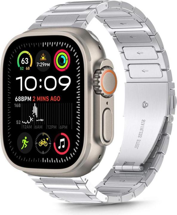 Produktbild Tech-Protect Stainless Bracelet for Apple Watch 44 / 45 / 46 / 49 mm - Silver (Edelstahl)