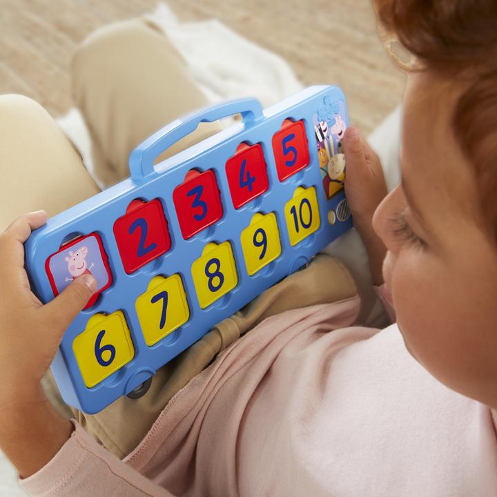 Immagine prodotto Hasbro Giocattolo Il bus dei numeri di Peppa, conta da 1 a 10, giocattolo per bambini