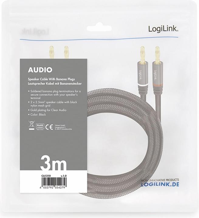 Image du produit LogiLink CA1210 (3 m, 2.50 mm²² mm)