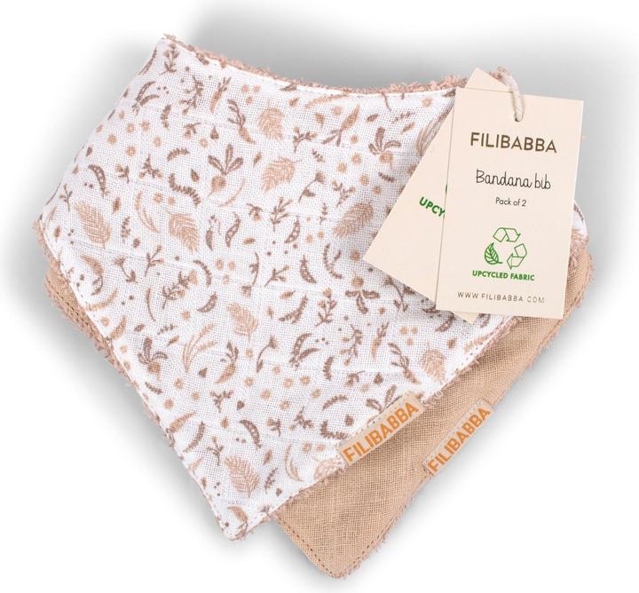 Productafbeelding Filibabba Bandana Slabbetje 2-Pack - Oogst