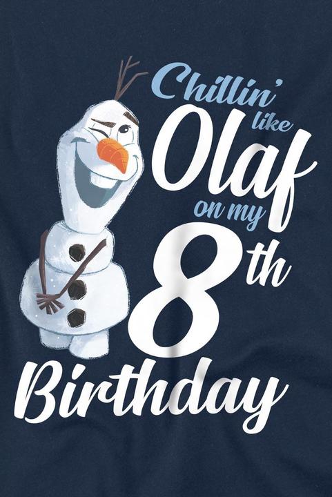 Immagine prodotto Disney Frozen Chillin Like Olaf Maglietta 8° Compleanno Bambini (140)